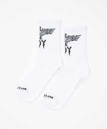 BOY LONDON（ボーイロンドン）の「【BOY LONDON】EAGLE&LOGO RIB SOCKS（ソックス/靴下・メンズ）」