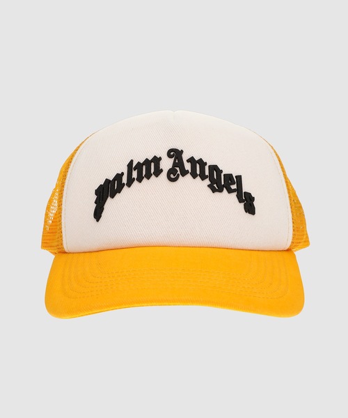 Palm Angels(パームエンジェルス)の「CURVED LOGO MESH CAP(キャップ・メンズ・イエロー/ブラック/レッド・ONE SIZE)」の7枚目の写真
