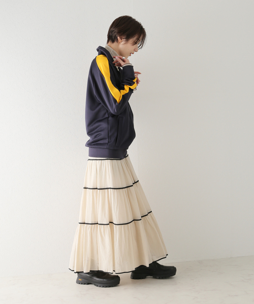 U by SPICK&SPAN（ユーバイスピックアンドスパン）の「【PUMA /プーマ】 ICONIC T7 トラックジャケット（ブルゾン・レディース・ネイビー・FREE）」の2枚目の写真