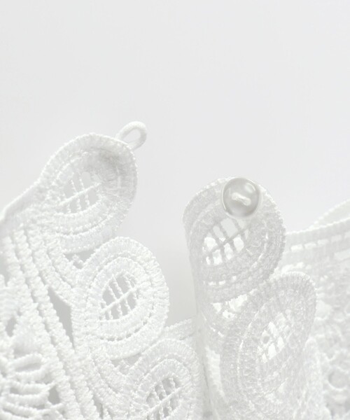 BRANSHES(ブランシェス)の「レース編み付け襟(付け襟・キッズ・オフホワイト・L/M)」の15枚目の写真