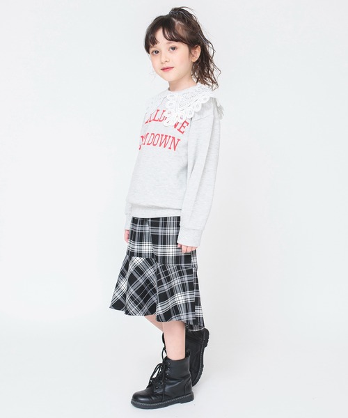 BRANSHES(ブランシェス)の「レース編み付け襟(付け襟・キッズ・オフホワイト・L/M)」の8枚目の写真