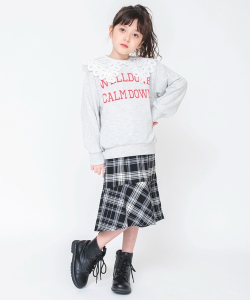 BRANSHES(ブランシェス)の「レース編み付け襟(付け襟・キッズ・オフホワイト・L/M)」の7枚目の写真