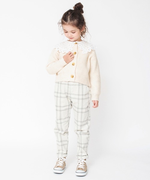 BRANSHES(ブランシェス)の「レース編み付け襟(付け襟・キッズ・オフホワイト・L/M)」の3枚目の写真