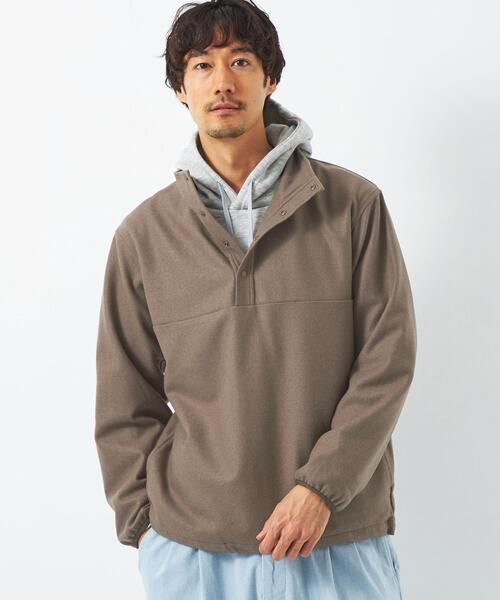 green label relaxing（グリーンレーベルリラクシング）の「フラノ プルオーバー トップス（その他トップス・メンズ・ダークグレー/ネイビー/モカ・M/L/XL）」の2枚目の写真