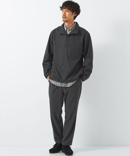 green label relaxing（グリーンレーベルリラクシング）の「フラノ プルオーバー トップス（その他トップス・メンズ・ダークグレー/ネイビー/モカ・M/L/XL）」の7枚目の写真