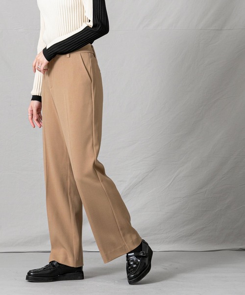 Gready Brilliant ベージュパンツ グレディ ブリリアン Gready Brilliant Cピーチストレートパンツ