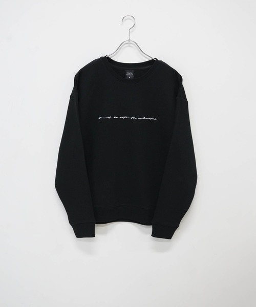 TRAP/U (トラップユー)の「30/10 裏起毛 フロントプリント 長袖 スウェット TRAP/U(スウェット・メンズ・ブラック/ダークグリーン/アッシュ・M/L)」の7枚目の写真