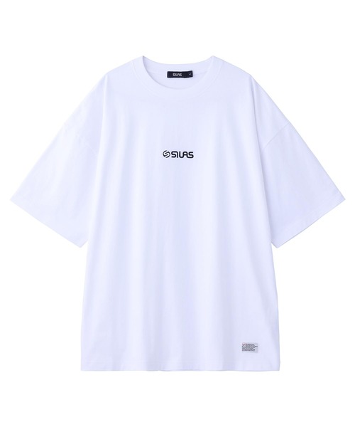 SILAS(サイラス)の「OLD LOGO EMBROIDERY WIDE S/S TEE(Tシャツ/カットソー・メンズ・ブルー/ブラック/ホワイト/グリーン/パープル/チャコール/イエロー・M/L/XL)」の2枚目の写真