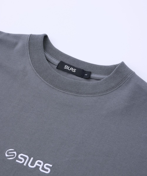 SILAS(サイラス)の「OLD LOGO EMBROIDERY WIDE S/S TEE(Tシャツ/カットソー・メンズ・ブルー/ブラック/ホワイト/グリーン/パープル/チャコール/イエロー・M/L/XL)」の10枚目の写真