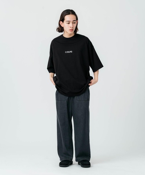 SILAS(サイラス)の「OLD LOGO EMBROIDERY WIDE S/S TEE(Tシャツ/カットソー・メンズ・ブルー/ブラック/ホワイト/グリーン/パープル/チャコール/イエロー・M/L/XL)」の22枚目の写真