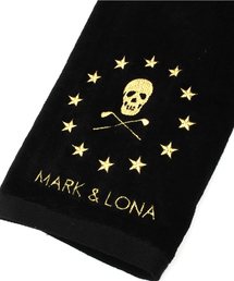【希少未使用】MARK & LONA ゴルフタオル スカルデザイン ブルー 希少未使用】MARK & LONA ゴルフタオル スカルデザイン ブルー