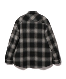 美品 COLUMN シアーチェックブルゾン コラム COLUMN（コラム）の「COLUMN / チェック柄ジップアップブルゾン
