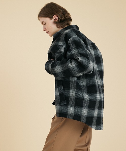 COLUMN（コラム）の「COLUMN / チェック柄ジップアップブルゾン