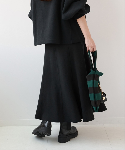 JOURNAL STANDARD relume(ジャーナルスタンダード レリューム)の「《追加3》CTダンボールトラペーズスカート(スカート・レディース・ブラック/グレー・FREE)」の11枚目の写真