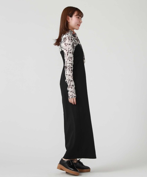 archives（アルシーヴ）の「ラップ風Ｉラインキャミワンピース（ワンピース・レディース・アイボリー/ブラック/グレー・MEDIUM）」の18枚目の写真