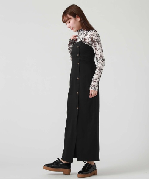 archives（アルシーヴ）の「ラップ風Ｉラインキャミワンピース（ワンピース・レディース・アイボリー/ブラック/グレー・MEDIUM）」の10枚目の写真