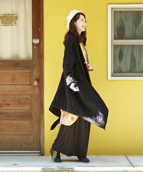 チャイハネ（チャイハネ）の「【チャイハネ】ペイズリー柄MEN'Sジャガードニットカーディガン（カーディガン/ボレロ・メンズ・ブラック/イエロー/ベージュ/ネイビー/ターコイズブルー/オレンジ/カーキ/グレー・FREE）」の22枚目の写真