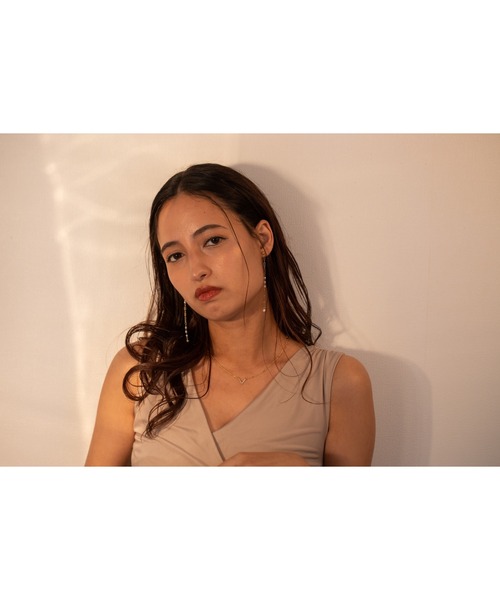 tone(トーン)の「【Belle】デザインパールロングピアス(両耳用)/ 金属アレルギー対応 サージカルステンレス 316L(MA)(ピアス(両耳用)・レディース・シルバー/ゴールド・FREE)」の6枚目の写真