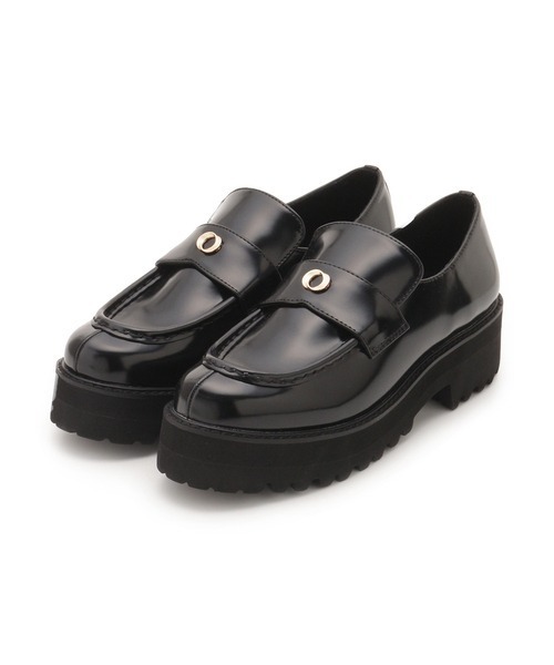 SNIDEL（スナイデル）の「ビット付きローファー（ローファー・レディース・ブラック/アイボリー・SMALL/MEDIUM/LARGE）」の7枚目の写真