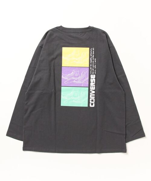 【CONVERSE/コンバース】バックプリントロンT