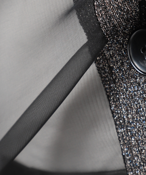 CITYSHOP（シティーショップ）の「RIB DOCKING カーディガン（カーディガン/ボレロ・レディース・ブラウン系その他/ブラック・FREE）」の21枚目の写真