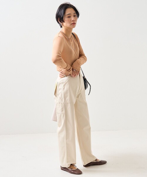 FREAK'S STORE（フリークスストア）の「ROVERETO/ロベレート リボン付バレーシューズ（バレエシューズ・レディース・ブラック/ブラウン・38/36/37）」の9枚目の写真