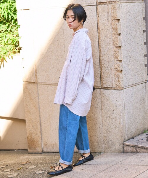 FREAK'S STORE（フリークスストア）の「ROVERETO/ロベレート リボン付バレーシューズ（バレエシューズ・レディース・ブラック/ブラウン・38/36/37）」の3枚目の写真