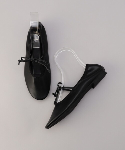 FREAK'S STORE（フリークスストア）の「ROVERETO/ロベレート リボン付バレーシューズ（バレエシューズ・レディース・ブラック/ブラウン・38/36/37）」の16枚目の写真