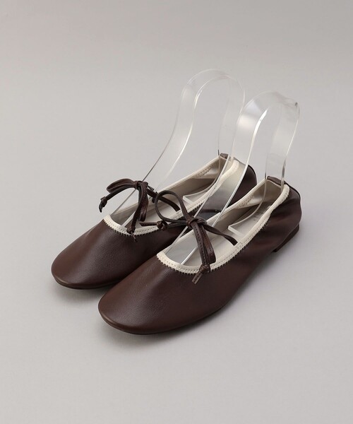 FREAK'S STORE（フリークスストア）の「ROVERETO/ロベレート リボン付バレーシューズ（バレエシューズ・レディース・ブラック/ブラウン・38/36/37）」の14枚目の写真