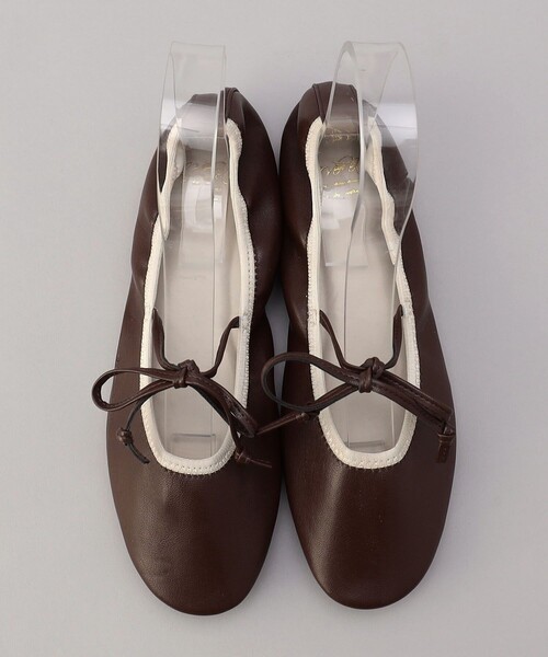 FREAK'S STORE（フリークスストア）の「ROVERETO/ロベレート リボン付バレーシューズ（バレエシューズ・レディース・ブラック/ブラウン・38/36/37）」の12枚目の写真