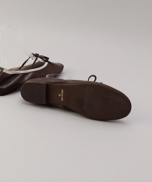 FREAK'S STORE（フリークスストア）の「ROVERETO/ロベレート リボン付バレーシューズ（バレエシューズ・レディース・ブラック/ブラウン・38/36/37）」の15枚目の写真