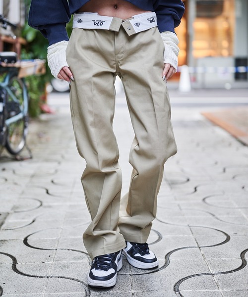 Dickies(ディッキーズ)の「【Dickies / ディッキーズ】874 ワークパンツ(チノパンツ・レディース・ブラウン/チャコール/ブラック/カーキ/オリーブ/ホワイト/ネイビー系・28/30)」の6枚目の写真