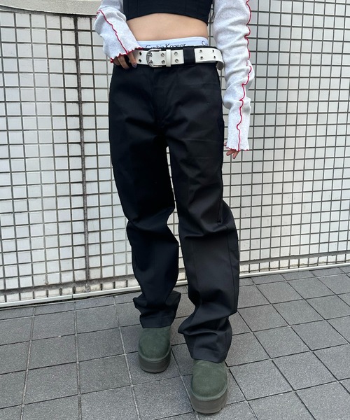 Dickies(ディッキーズ)の「【Dickies / ディッキーズ】874 ワークパンツ(チノパンツ・レディース・ブラウン/チャコール/ブラック/カーキ/オリーブ/ホワイト/ネイビー系・28/30)」の8枚目の写真