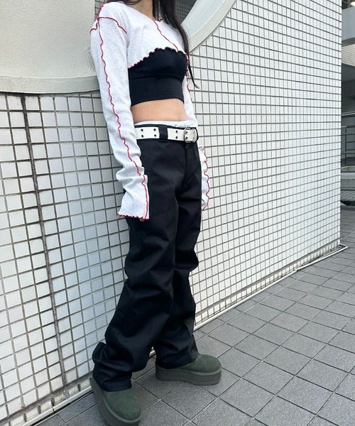 Dickies(ディッキーズ)の「【Dickies / ディッキーズ】874 ワークパンツ(チノパンツ・レディース・ブラウン/チャコール/ブラック/カーキ/オリーブ/ホワイト/ネイビー系・28/30)」の10枚目の写真