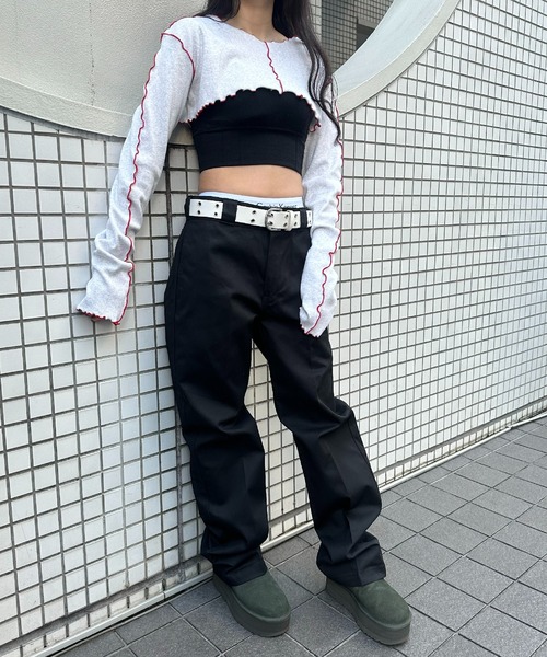 Dickies(ディッキーズ)の「【Dickies / ディッキーズ】874 ワークパンツ(チノパンツ・レディース・ブラウン/チャコール/ブラック/カーキ/オリーブ/ホワイト/ネイビー系・28/30)」の9枚目の写真