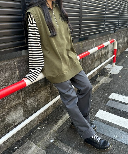 Dickies(ディッキーズ)の「【Dickies / ディッキーズ】874 ワークパンツ(チノパンツ・レディース・ブラウン/チャコール/ブラック/カーキ/オリーブ/ホワイト/ネイビー系・28/30)」の11枚目の写真