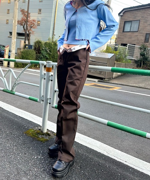 Dickies(ディッキーズ)の「【Dickies / ディッキーズ】874 ワークパンツ(チノパンツ・レディース・ブラウン/チャコール/ブラック/カーキ/オリーブ/ホワイト/ネイビー系・28/30)」の14枚目の写真
