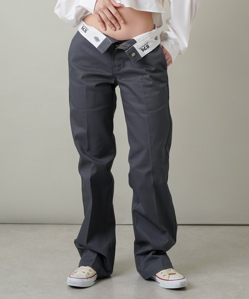 Dickies(ディッキーズ)の「【Dickies / ディッキーズ】874 ワークパンツ(チノパンツ・レディース・ブラウン/チャコール/ブラック/カーキ/オリーブ/ホワイト/ネイビー系・28/30)」の16枚目の写真