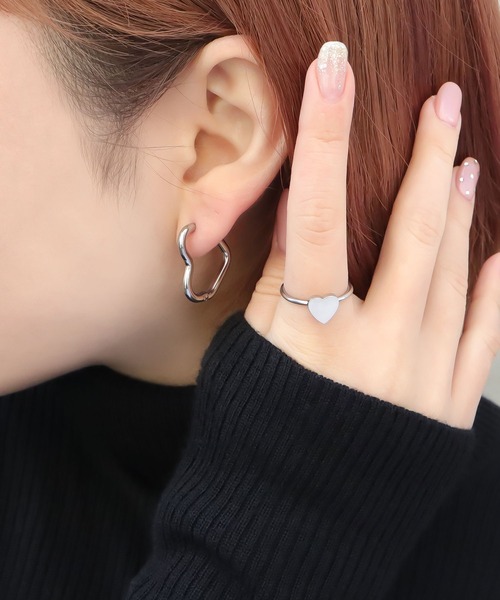 【NOBUKOFU】88888ピアス BLACK NOBUKOFU】88888ピアス BLACK