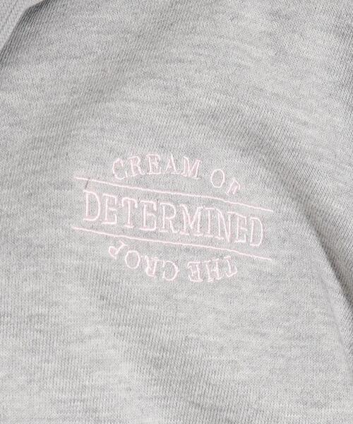 PINK-latte（ピンクラテ）の「定番人気商品♪胸刺繍ベーシックパーカー（パーカー・キッズ・ライトグレー/ブラック/グレー/ライトパープル・15 /14/16）」の5枚目の写真