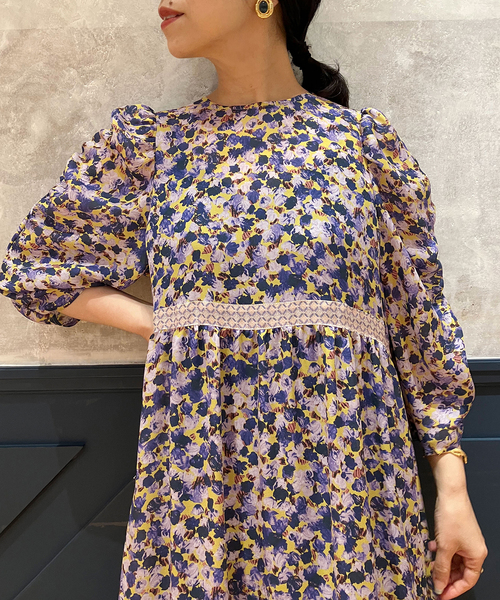 IENA LA BOUCLE プリントパッチワークワンピース IENA LA BOUCLE（イエナラブークル）の「IENA LA BOUCLE