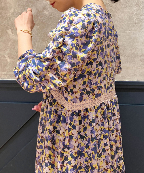 IENA LA BOUCLE プリントパッチワークワンピース IENA LA BOUCLE（イエナラブークル）の「IENA LA BOUCLE