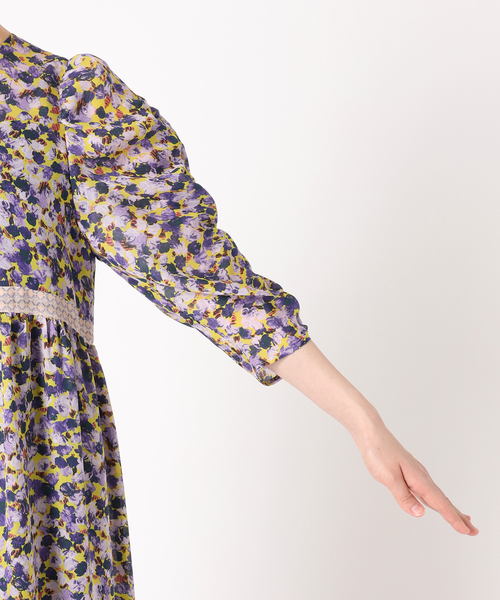 IENA LA BOUCLE プリントパッチワークワンピース IENA LA BOUCLE（イエナラブークル）の「IENA LA BOUCLE