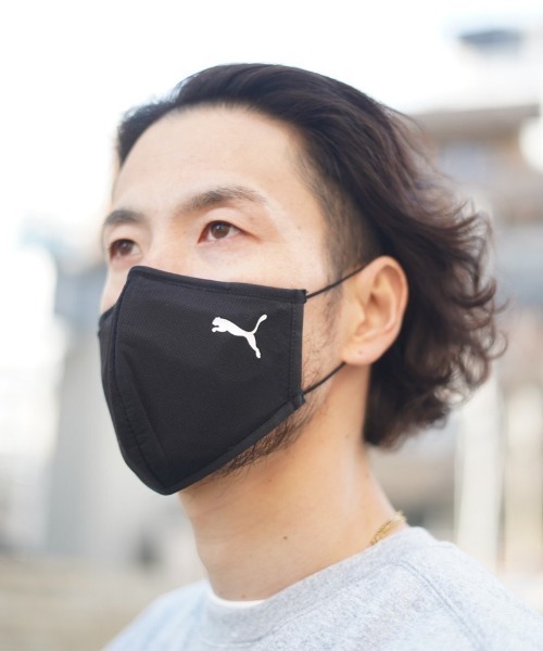 PUMA（プーマ）の「【PUMA】プーマ プーマフェイスマスク3.0（マスク・メンズ・ブラック・フリー）」の4枚目の写真