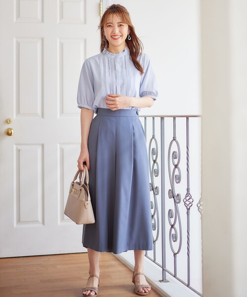 セール】【洗える】エアリーワイド クロップド パンツ（その他