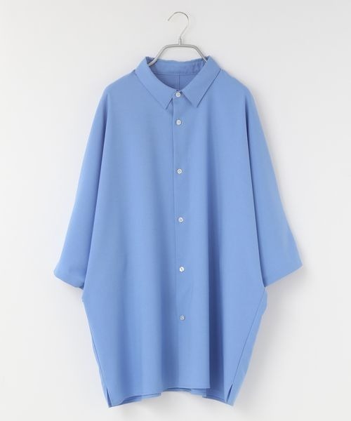 LOWRYS FARM（ローリーズファーム）の「ＲＥＦＬＡＸウェザードルマンシャツ　178271（シャツ/ブラウス・メンズ・ホワイト/ネイビー/サックスブルー/ブルー/ダークブルー・MEDIUM/LARGE）」の6枚目の写真