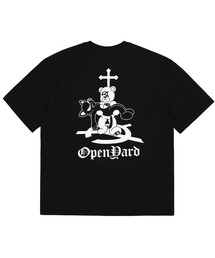 『OY/オーワイ』PIETA ODOLLY T/オードリー ブラックキャット 猫グラフィック Tシャツ 半袖 カットソー