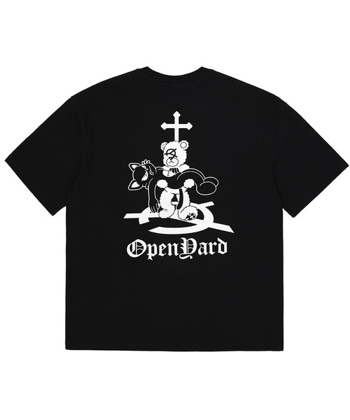 OY(オーワイ)の「『OY/オーワイ』PIETA ODOLLY T/オードリー ブラックキャット 猫グラフィック Tシャツ 半袖 カットソー(Tシャツ/カットソー・メンズ・ブラック/ホワイト・M/L)」の1枚目の写真