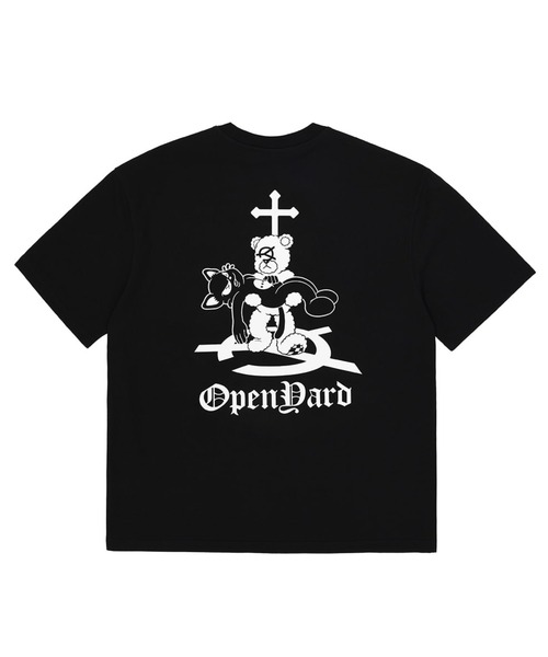 OY(オーワイ)の「『OY/オーワイ』PIETA ODOLLY T/オードリー ブラックキャット 猫グラフィック Tシャツ 半袖 カットソー(Tシャツ/カットソー・メンズ・ブラック/ホワイト・M/L)」の8枚目の写真