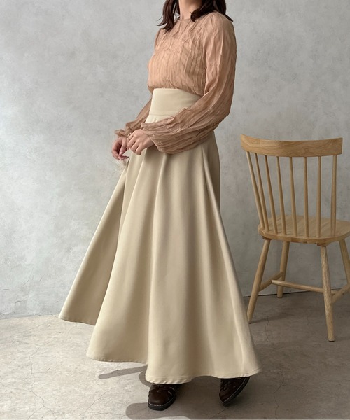 apres jour clair(アプレジュールクレア)の「【apres jour clair】クリンクルシアートップス【ZOZOTOWN限定アイテム】(シャツ/ブラウス・レディース・アイボリー/ピンクベージュ/ベージュ・フリー/X-LARGE)」の14枚目の写真